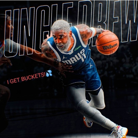 UNCLE DREW (I GET BUCKETS!๐ฆ) SELF-CREATED 8.5x11 GLOSSY REPRINT (2024)POSTER!๐คฉ - Picture 3 of 4